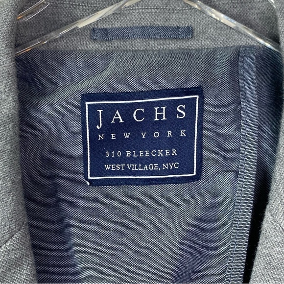 JACHS Quinn Pique Cotton Blend Grey Blazer Sport Coat, Stitch Fix - Picture 8 of 10